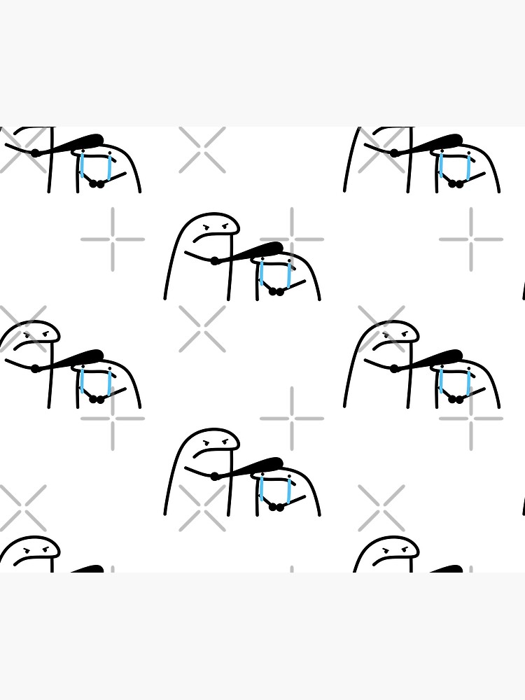Angry Flork Hits Another Flork Meme Stickers Throw Blanket For Sale By Chstockofficial 