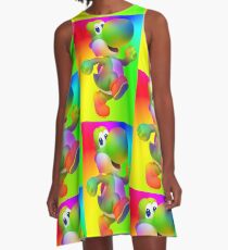 Rainbow Yoshi A-Line Dress