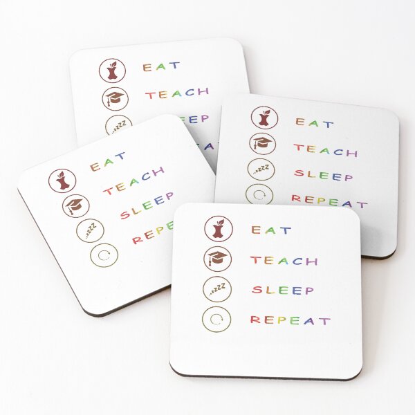 Item preview, Eat teach sleep repeat designed and sold by Designer330.