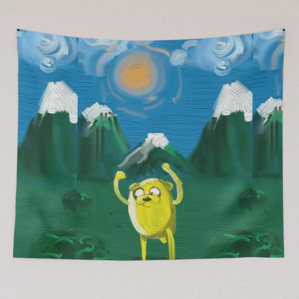 Item preview, jake painting adventure time designed and sold by ketkidesign.
