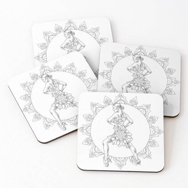 Item preview, Colorable Salsa Coloring Book Dancer designed and sold by ArtistryByLM.