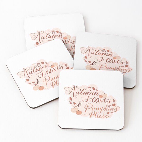 Item preview, Autumn Leaves & Pumpkins Please designed and sold by Stickalicous.