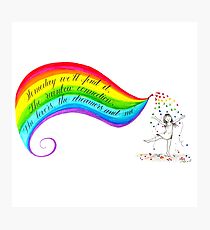 Rainbow Connection Photographic Print