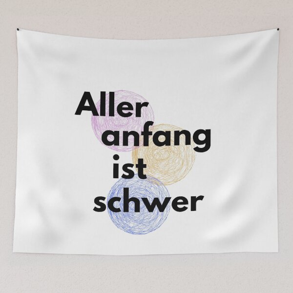 Artikelvorschau, Aller Anfang Ist Schwer -German Classic T-Shirt entworfen und verkauft von HassanRajy.