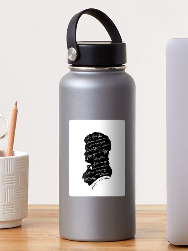 Thumbnail 1 von 3, Sticker, Ludwig van Beethoven > friends & associated characters - Mind Cloud < No. 31 ©-edition designt und verkauft von Brunhilde1001.