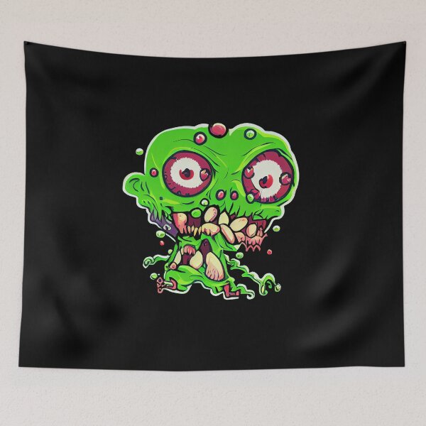 Item preview, Green zombie Halloween day  designed and sold by ShopThousand.