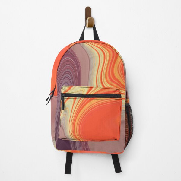 Item preview, Orange autumn liquid art  designed and sold by Emotionville.