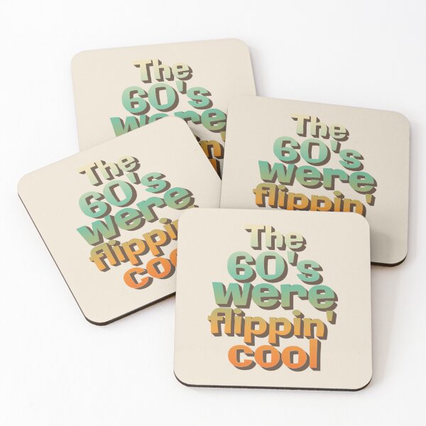 Item preview, The 60's Were Flippin' Cool, Vintage Ombre Style Design designed and sold by TrulyEpoque.
