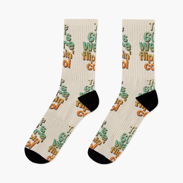 Item preview, The 60's Were Flippin' Cool, Vintage Ombre Style Design designed and sold by TrulyEpoque.