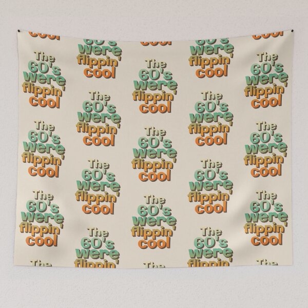 Item preview, The 60's Were Flippin' Cool, Vintage Ombre Style Design designed and sold by TrulyEpoque.
