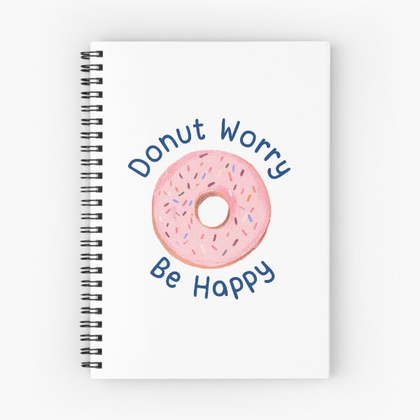 Item preview, DONUT WORRY BE HAPPY designed and sold by DesignAndTales.