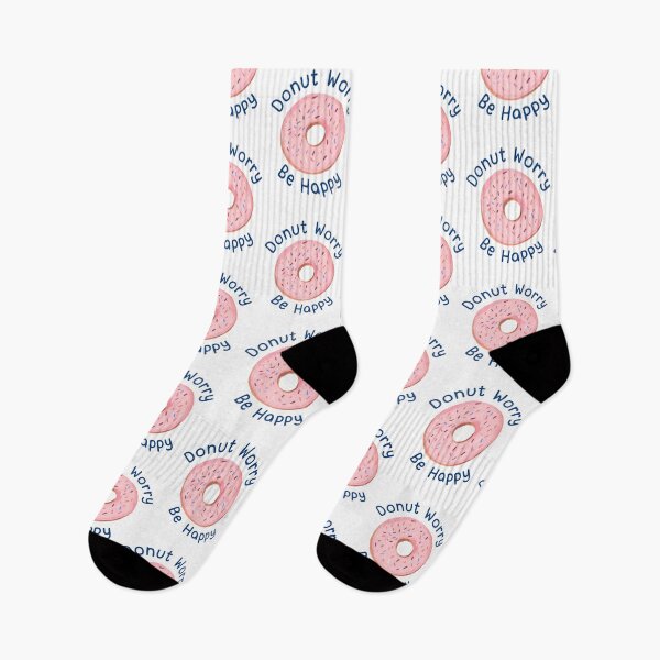 Item preview, DONUT WORRY BE HAPPY designed and sold by DesignAndTales.