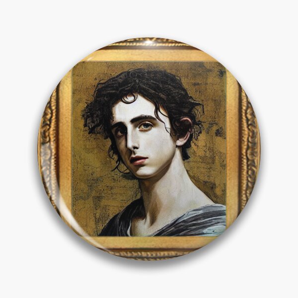 Item preview, Portrait of Timothée Oil Painting In Frame designed and sold by SubtleSplit.