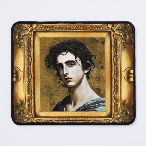 Item preview, Portrait of Timothée Oil Painting In Frame designed and sold by SubtleSplit.