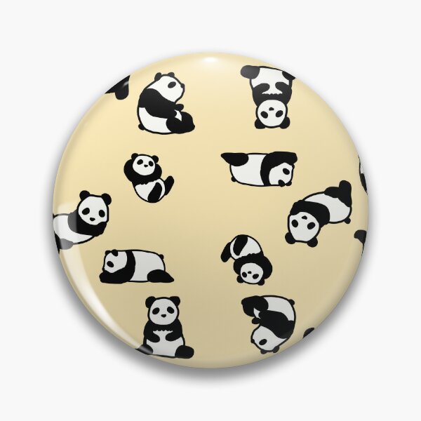 Item preview, Cute panda pattern,Light yellow background designed and sold by zzzozzo.