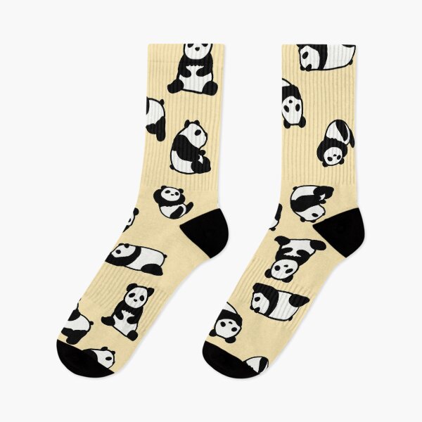 Item preview, Cute panda pattern,Light yellow background designed and sold by zzzozzo.