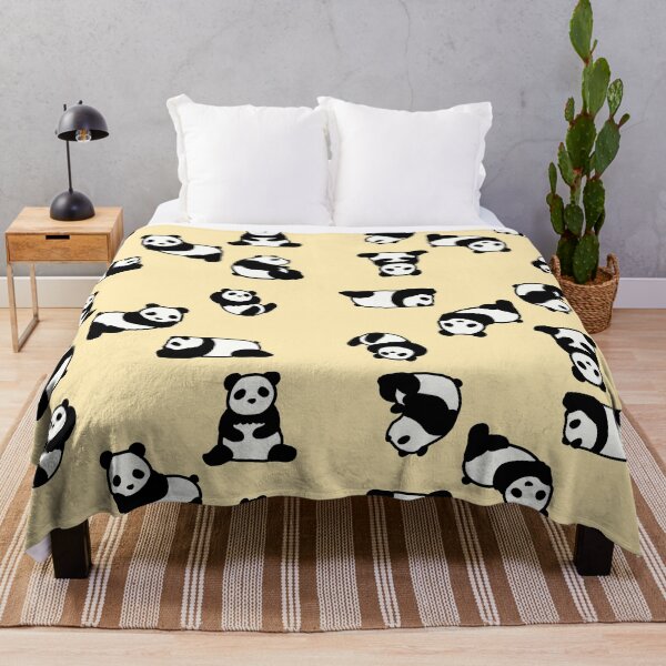 Item preview, Cute panda pattern,Light yellow background designed and sold by zzzozzo.