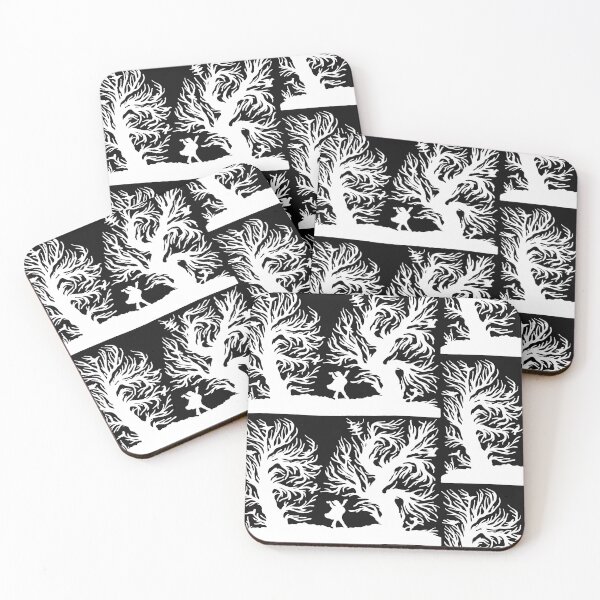 Artikelvorschau,  Märchenhaftes Germany  Vögel Blumen Herz Scherenschnitt Silhouette weiß entworfen und verkauft von G-M-Designs.