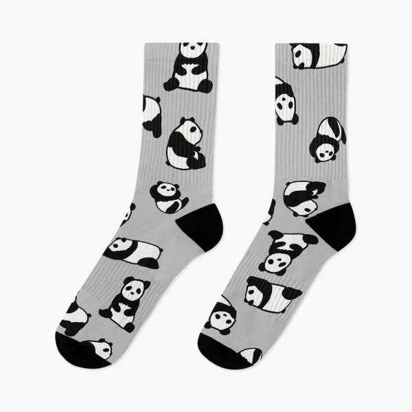 Item preview, Cute panda pattern,gray background designed and sold by zzzozzo.