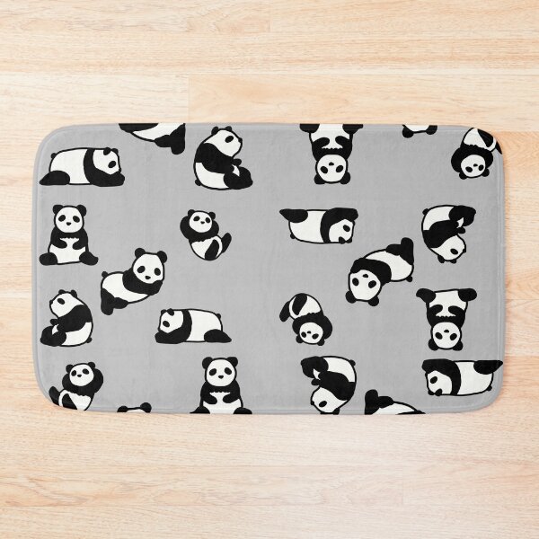 Item preview, Cute panda pattern,gray background designed and sold by zzzozzo.