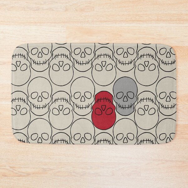 Item preview, Simply Spooky Collection - Skulls - Bone White and Bat Black designed and sold by LAEC-Shop.