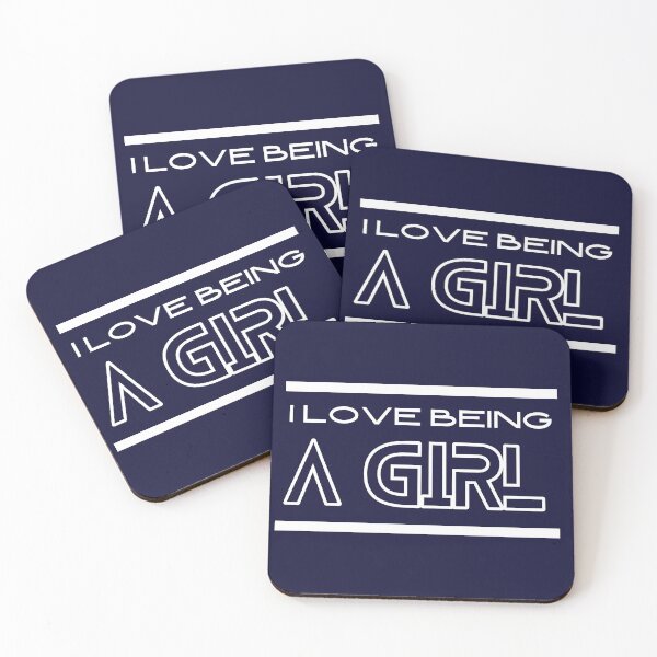Item preview, I Love Being A Girl Inspiring quotes Inspiring words 2025 designed and sold by PositiveVibes26.