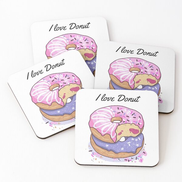 Item preview, I love DONUT designed and sold by DesignAndTales.