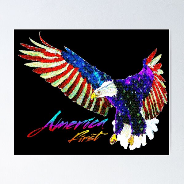 Item preview, America First Eagle designed and sold by CentipedeNation.