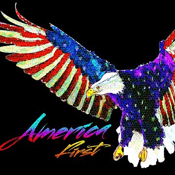 Artwork thumbnail, America First Eagle by CentipedeNation