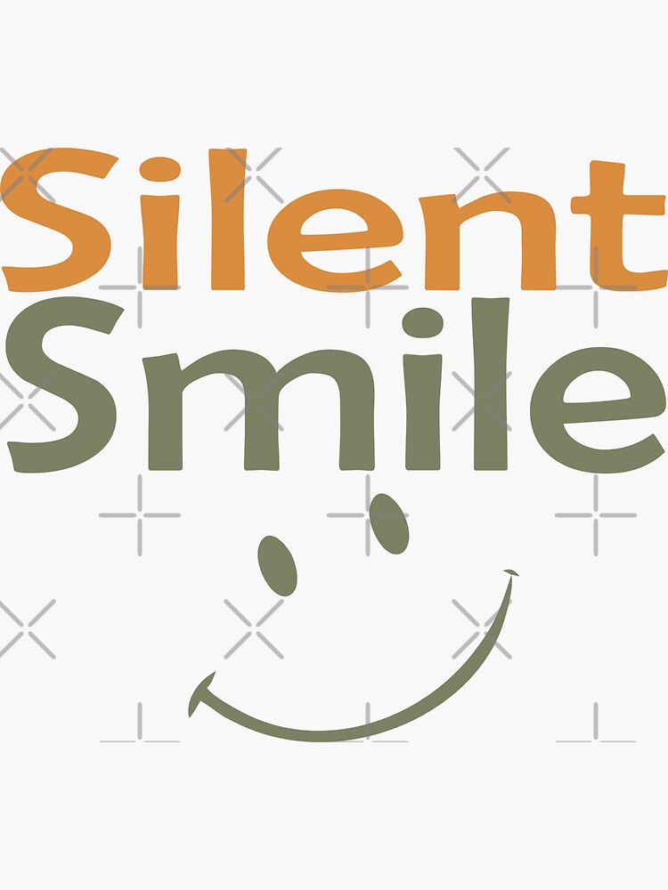 silent-smile-sticker-for-sale-by-starkes-redbubble