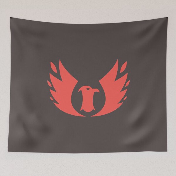 Item preview, Tribal Red Orange Phoenix Emblem designed and sold by Articulate.