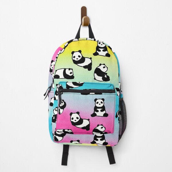 Item preview, Cute panda pattern,rainbow background designed and sold by zzzozzo.