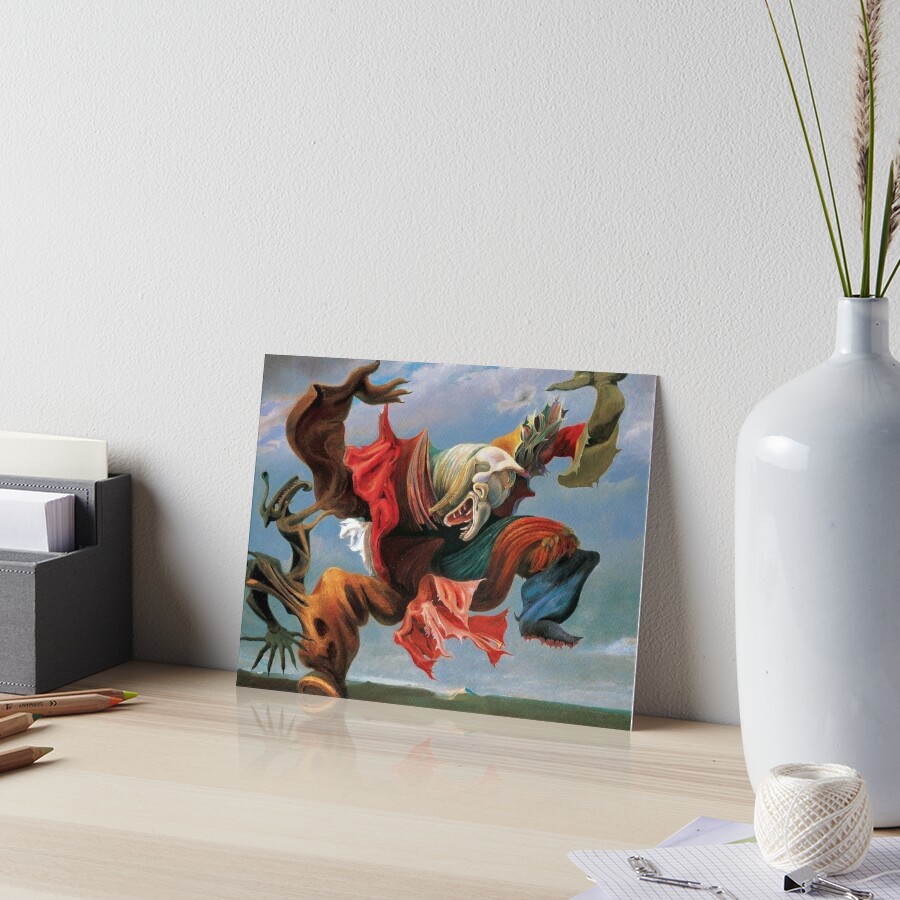 "Max Ernst, The Fireside Angel (The Triumph of Surrealism) " Art Board