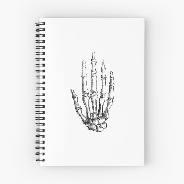Item preview, hand skeleton sketch illustration | hand skeleton sketch t-shirt | Halloween hand  designed and sold by KARTICK DUTTA.