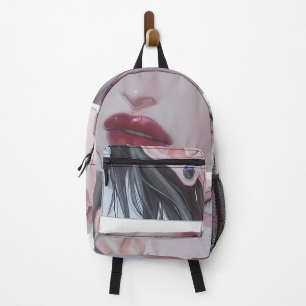 Item preview, Anime girl with red lips like zombie, for lovers anime ,sold, lips designed and sold by AnotherPlanet -.