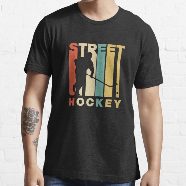 Broad Street Bullies Tee Hand-drawn Hockey Player Design 