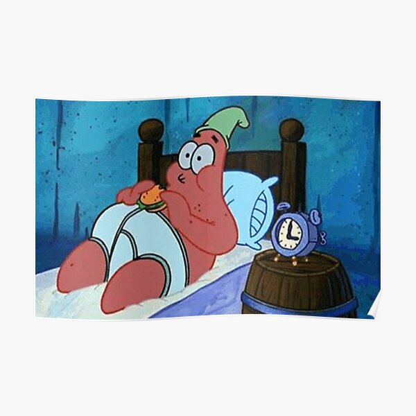 Spongebob Squarepants - oh boy 3 am Poster