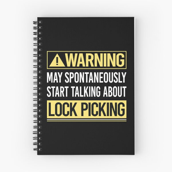 Item preview, Warning About Lock Picking Pick Picker Lockpicking Lockpick Lockpicker Locksmith Locksmithing designed and sold by WrightTrouble.
