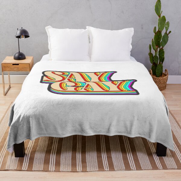 Item preview, Say Gay Pride LGBTQ Rainbow designed and sold by ONPINI.