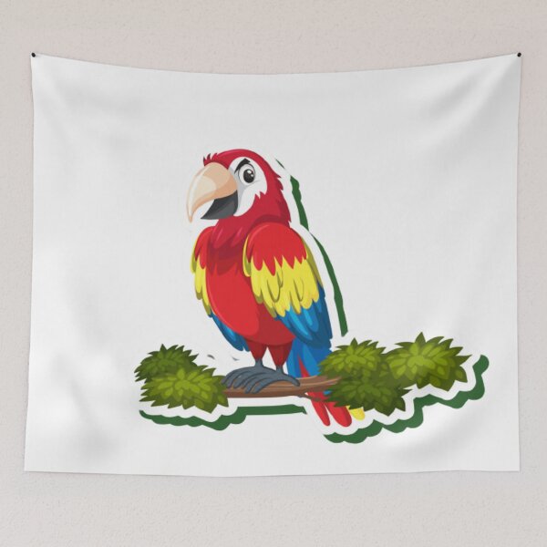 Item preview, parrot design designed and sold by MIJAK.