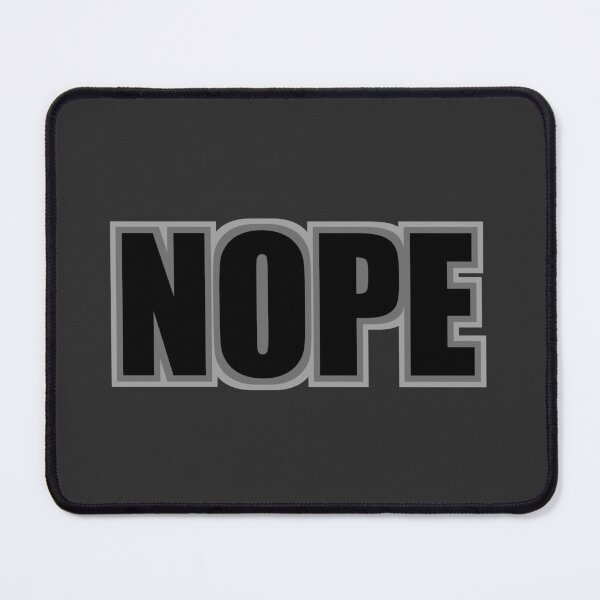 Item preview, NOPE that's it. just nope! Black gray dark. monochromatic designed and sold by IMNIUM.