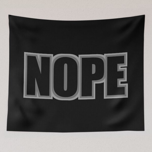 Item preview, NOPE that's it. just nope! Black gray dark. monochromatic designed and sold by IMNIUM.