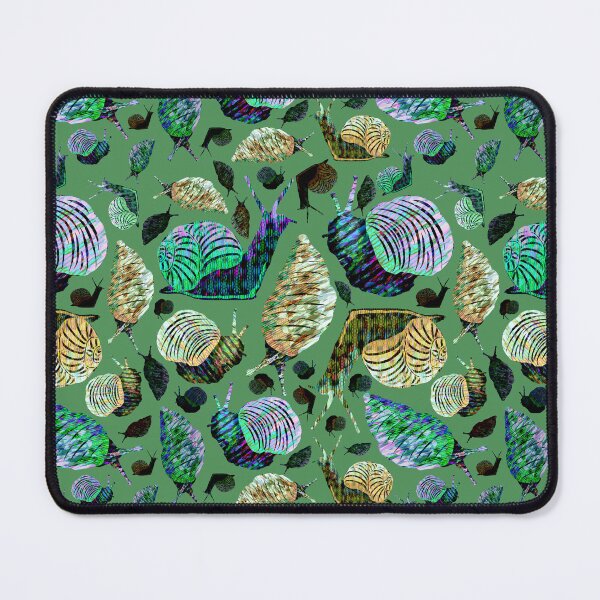 Item preview, Snail Pattern, Green designed and sold by SamohtCreates.