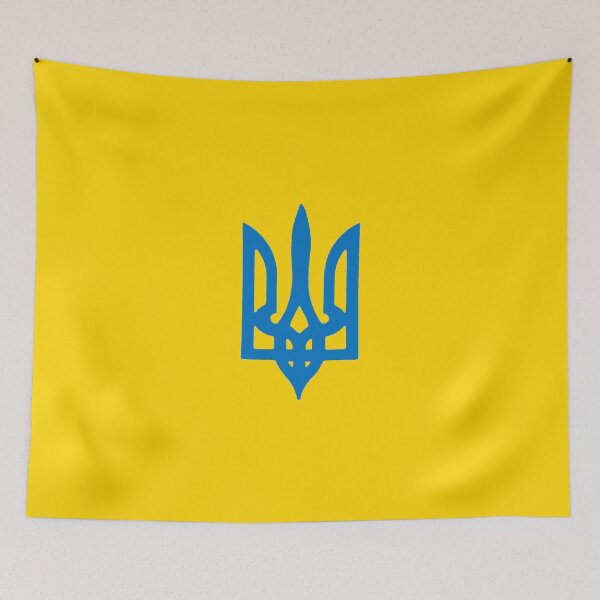 Item preview, Blue Ukrainian Trident designed and sold by Frogpen.