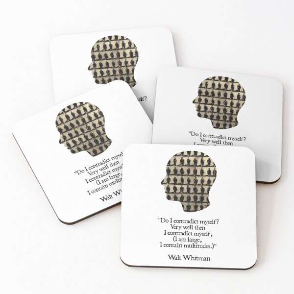 Item preview, I Contain Multitudes (Walt Whitman) designed and sold by NuminousYes.