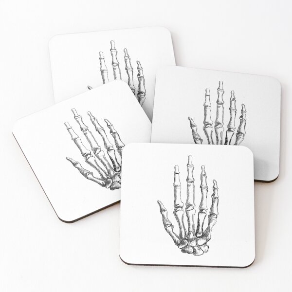 Item preview, hand skeleton sketch illustration | hand skeleton sketch t-shirt | Halloween hand  designed and sold by KARTICK DUTTA.