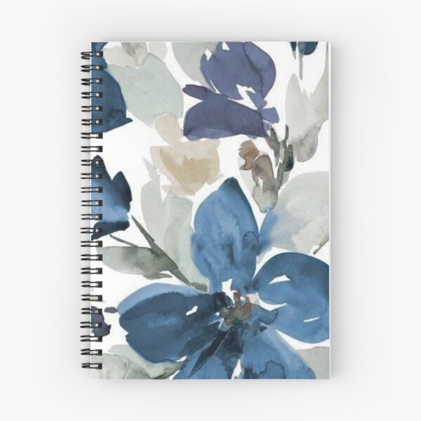 Item preview, Flor floral azul marino designed and sold by Harman83.