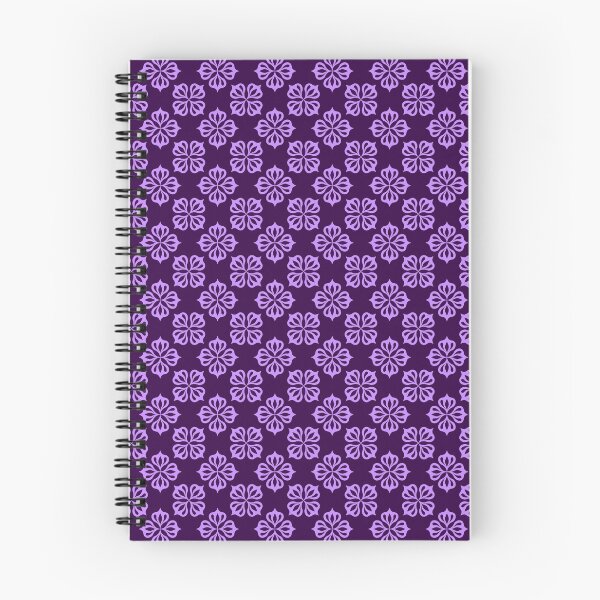 Item preview, Purple floral block printing designed and sold by Block print shop.