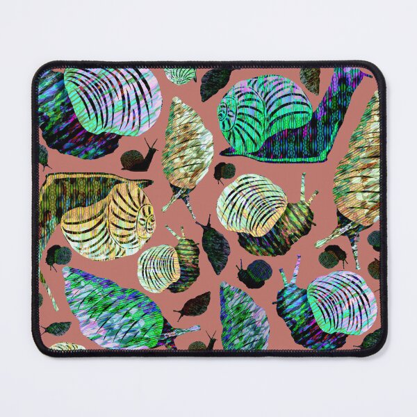 Item preview, Snail Pattern, pink designed and sold by SamohtCreates.