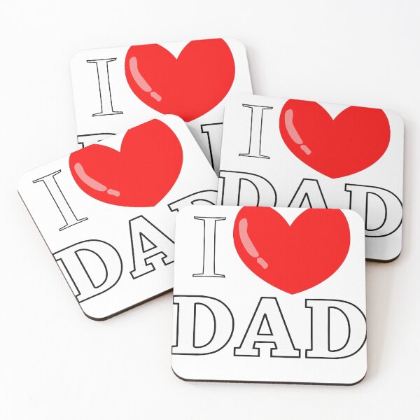 Item preview, I LOVE DAD designed and sold by Saberfahid.